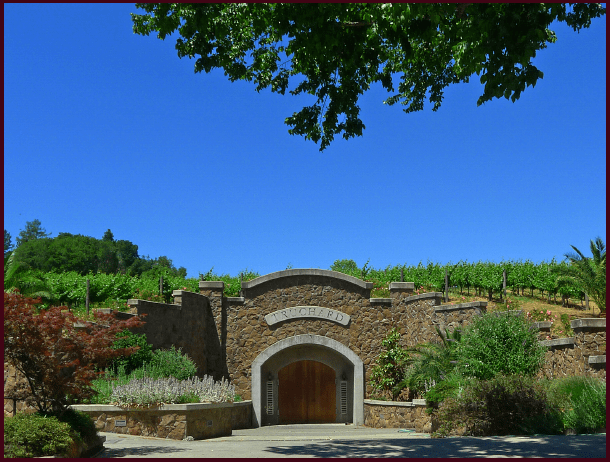 Entrance to the caves at Truchard Vineyards. Photo: S Gaviller